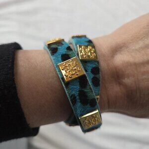 Rustic Cuff Meagen Leather Wrap Cuff Bracelet